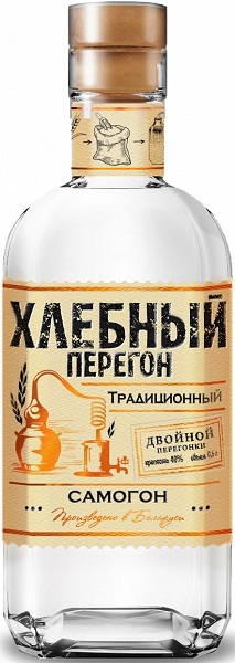 Самогон Хлебный Перегон Традиционный (Bread Distilling Moonshine) 0,5л Крепость 40%