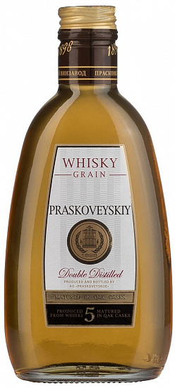 Виски Прасковейский зерновой (Praskoveysky whiskey) 5 лет 250мл Крепость 40%.
