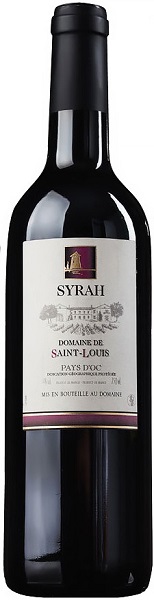 Вино Шато де Сент Луи Сира Прасковейское (Chateau de Saint Louis Syrah) красное сухое 375мл 14,5%.